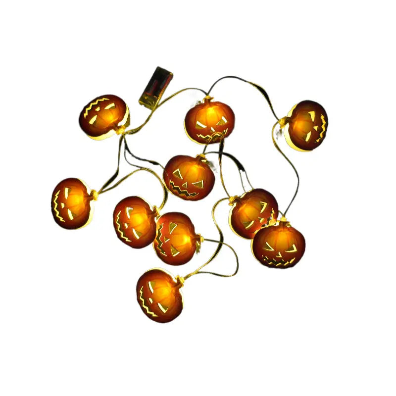 Spooktacular Halloween Party Decoration: Illuminate the Night with the Pumpkin Witch Skull