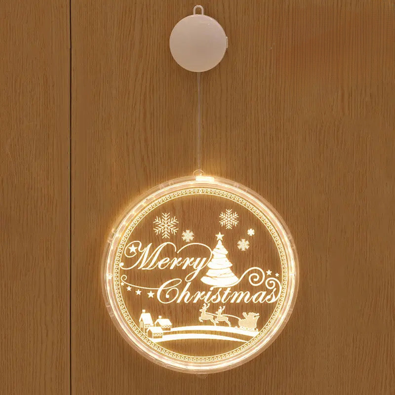 Christmas Ball LED Lights Snowflakes String Light, Christmas Tree Light, Christmas Bells, Great Gift for Christmas, Party, Home Decor