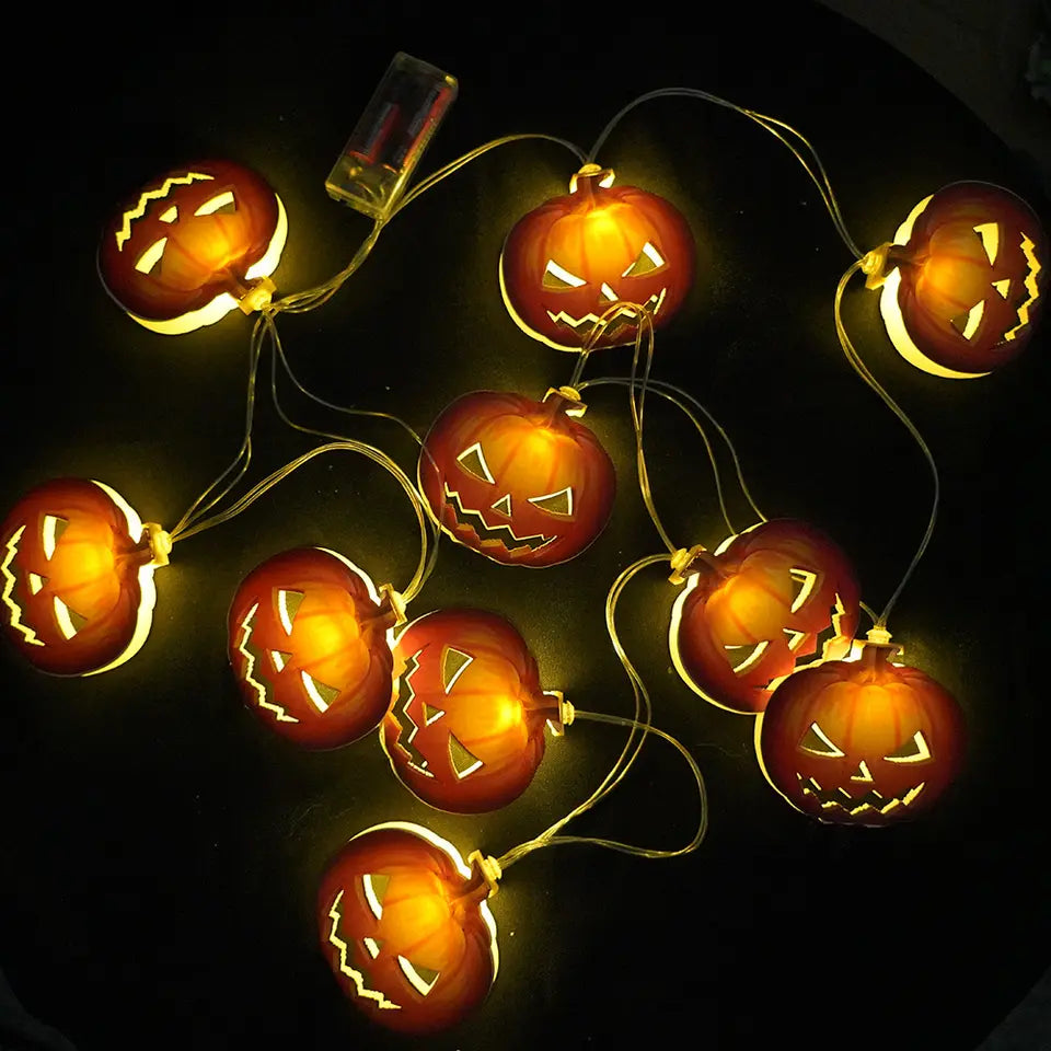 Spooktacular Halloween Party Decoration: Illuminate the Night with the Pumpkin Witch Skull