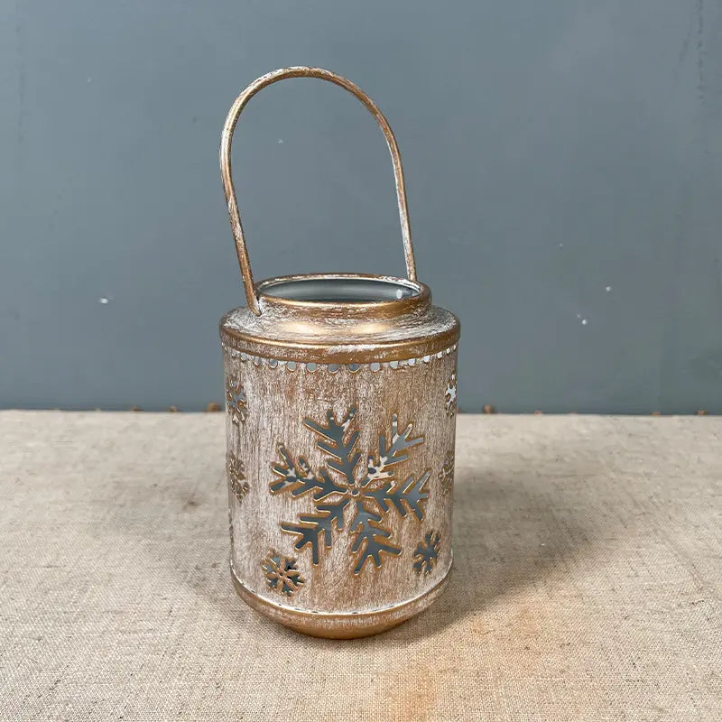 Metal Lantern Candle Holder, Rustic Table Lanterns, New Christmas Centerpiece Lanterns