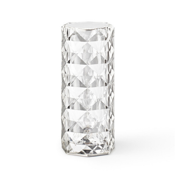 RGB Creative Rose Crystal, Lampada-Touch Control-Regolabile a 16 colori, Lampada da tavolo in cristallo per interni Camera da letto