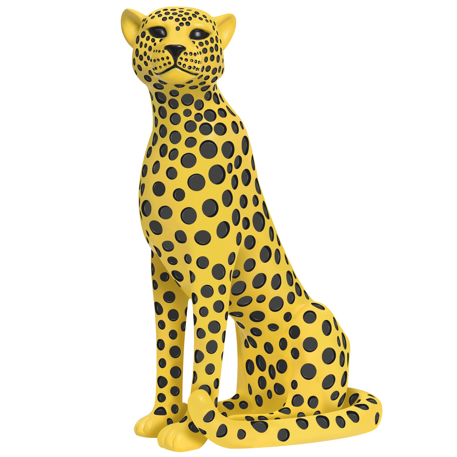 Resin Leopard, Sculpture Figurine, Modern Luxury Decorative Mantelpiece, Housewarming Gift, Artwork, Small Size Figurine