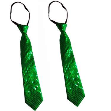 Handmade Emerald Green Necktie Casual Tie for Men St. Patrick’s Day Irish Theme Seasonal Decor