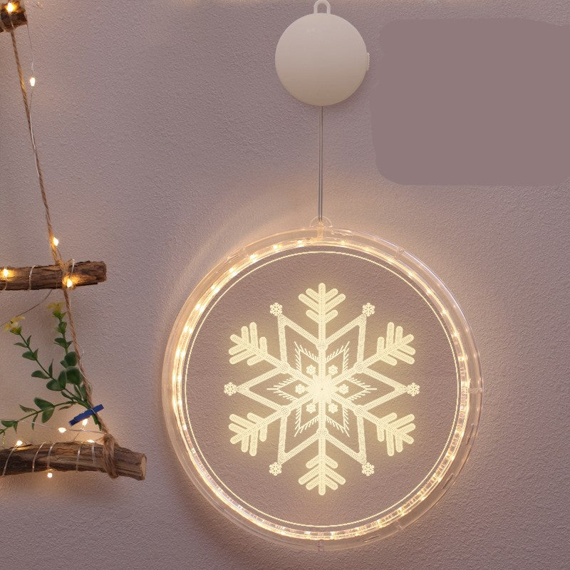 Christmas Ball LED Lights Snowflakes String Light, Christmas Tree Light, Christmas Bells, Great Gift for Christmas, Party, Home Decor