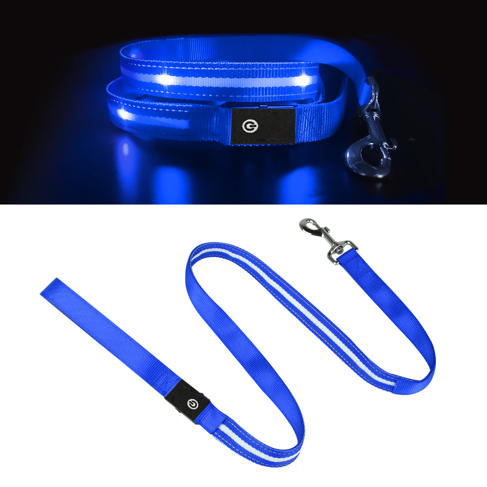 Dotted LED Flashing Dog Leash, Traction Rope, Best Seller Pet Leash, High Quality Pet Accessory, USB Rechargeable