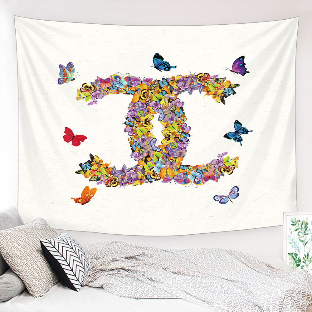 Artistic Butterfly Tapestry, Backdrop Tapestry, Modern Wall Art, Nature Love Art, Living Room Bedroom Decor