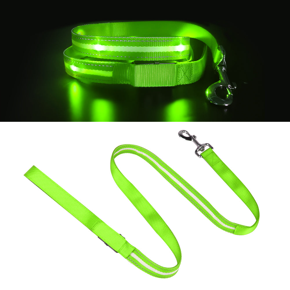 Dotted LED Flashing Dog Leash, Traction Rope, Best Seller Pet Leash, High Quality Pet Accessory, USB Rechargeable
