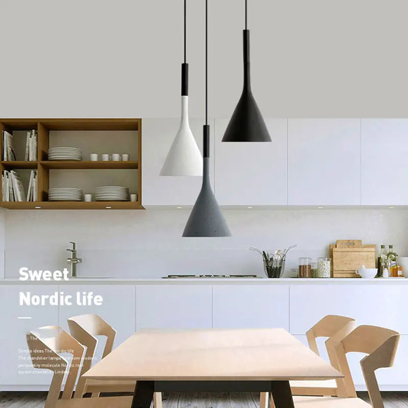 Nordic Modern LED Lamp: Stylish Indoor Lighting for Kitchen Bars, Bedrooms, and Living Rooms