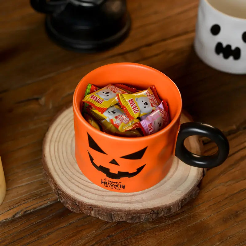 Spooktacular Sips: Halloween Ceramic Coffee Mugs for Festive Fun