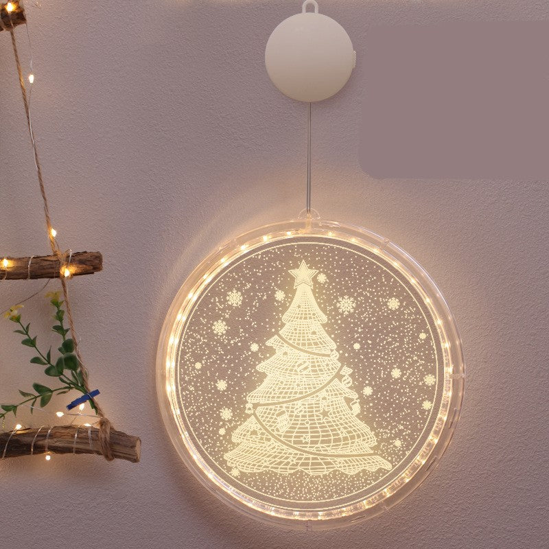 Palla di Natale Luci a LED Fiocchi di neve String Light, Luce dell'albero di Natale, Campane di Natale, Ottimo regalo per Natale, Festa, Decorazioni per la casa