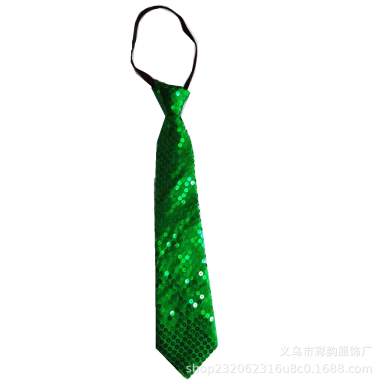 Handmade Emerald Green Necktie Casual Tie for Men St. Patrick’s Day Irish Theme Seasonal Decor