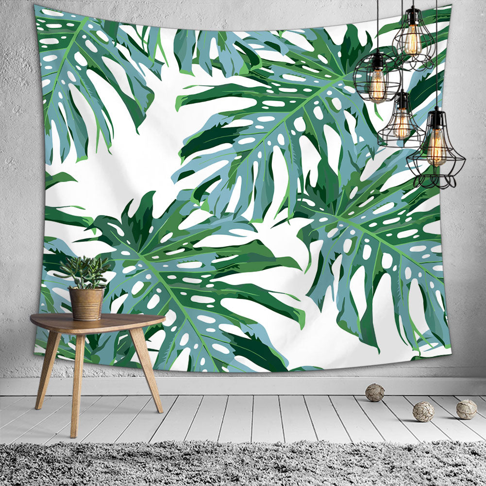Tropical Palm Leaf Tapestry, Boho Tapestry Wall Hanging, Wall Hanging Tapestries for Bedroom, Living Room, Dorm, Landscape Wall Art