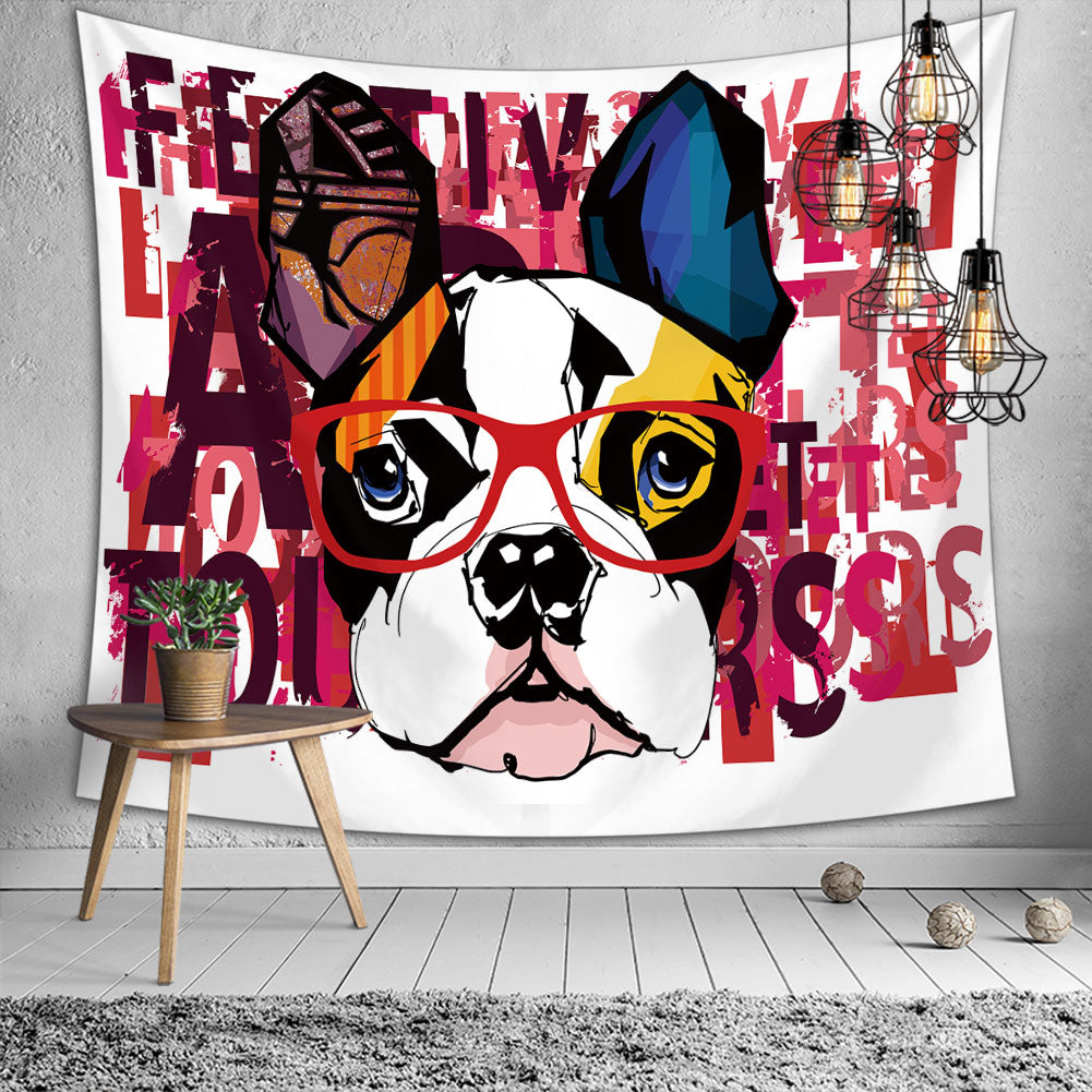 The Incredible Dog Tapestry, Wall Hanging Tapestry, Animal Art, Pet Friendly, Living Room Bedroom Decor