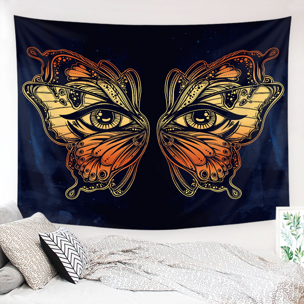 Modern Butterfly Tapestry, 3D Tapestry, Modern Wall Hanging, Nature Art, Living Room Bedroom Decor
