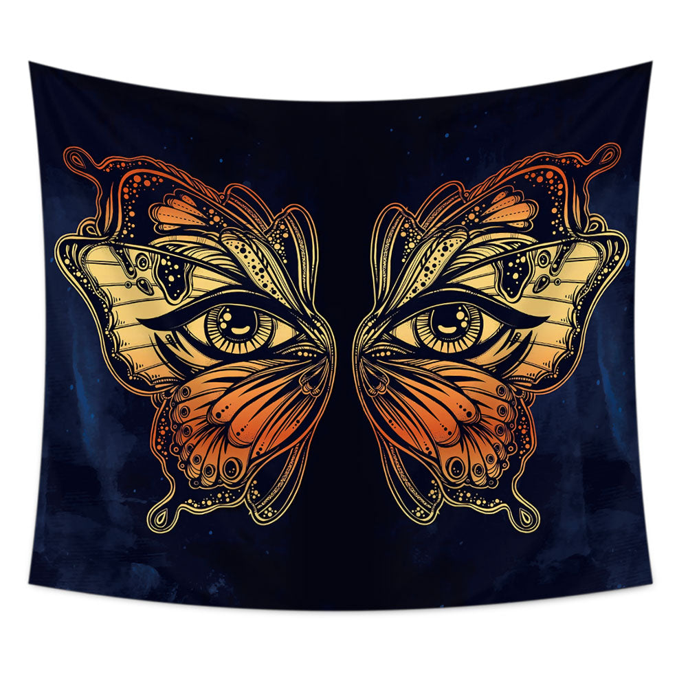 Modern Butterfly Tapestry, 3D Tapestry, Modern Wall Hanging, Nature Art, Living Room Bedroom Decor